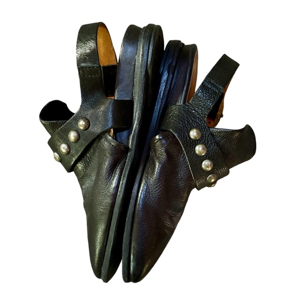 🔥A.S. 98 Galen Studded Learher Slingback Sandal 🔥 - Picture 4 of 14